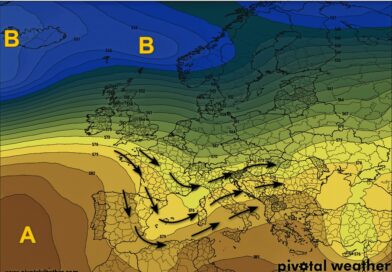 La perturbazione atlantica si sposta lentamente verso il meridione ma continuerà a favorire condizioni di instabilità anche sulle regioni centrali con elevata probabilità di temporali anche intensi, specie nel pomeriggio-sera. Tempo in miglioramento domenica