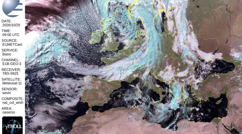 Domenica con tempo in miglioramento ma non mancheranno annuvolamenti e le temperature subiranno un ulteriore calo sul medio-basso versante adriatico. Tempo stabile al centro-nord nei primi giorni della prossima settimana, probabile fase instabile al meridione da martedì