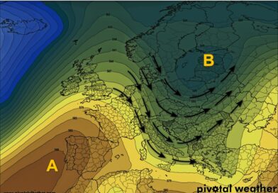 La settimana si apre con il transito di una veloce perturbazione attesa nelle prossime ore al centro-sud e sul versante adriatico. Temporaneo miglioramento tra domani e mercoledì. Venti settentrionali in rinforzo sul versante adriatico nel pomeriggio-sera.