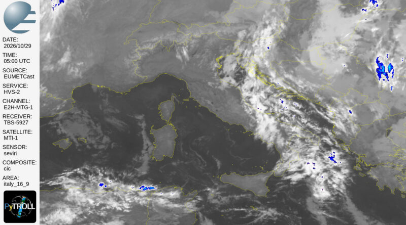 Si apre una fase meteorologica piuttosto fredda sull’Italia a causa dell’arrivo di correnti fredde dall’Europa orientale che favoriranno piogge e nevicate sui rilievi appenninici e temperature in ulteriore diminuzione, specie nel fine settimana e nella giornata di lunedì